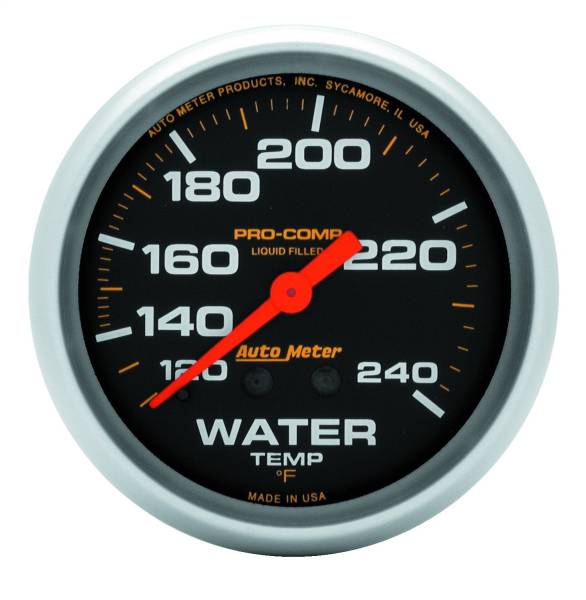 AutoMeter - AutoMeter 2-5/8in. WATER TEMPERATURE,  120-240 deg.F - 5433