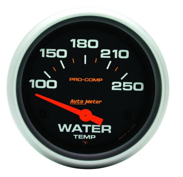 AutoMeter - AutoMeter 2-5/8in. WATER TEMPERATURE,  100-250 deg.F - 5437