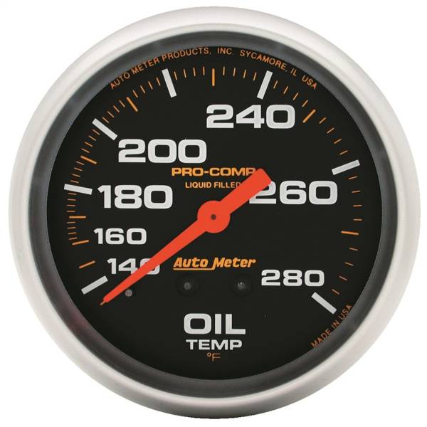 AutoMeter - AutoMeter 2-5/8in. OIL TEMPERATURE,  140-280 deg.F - 5441