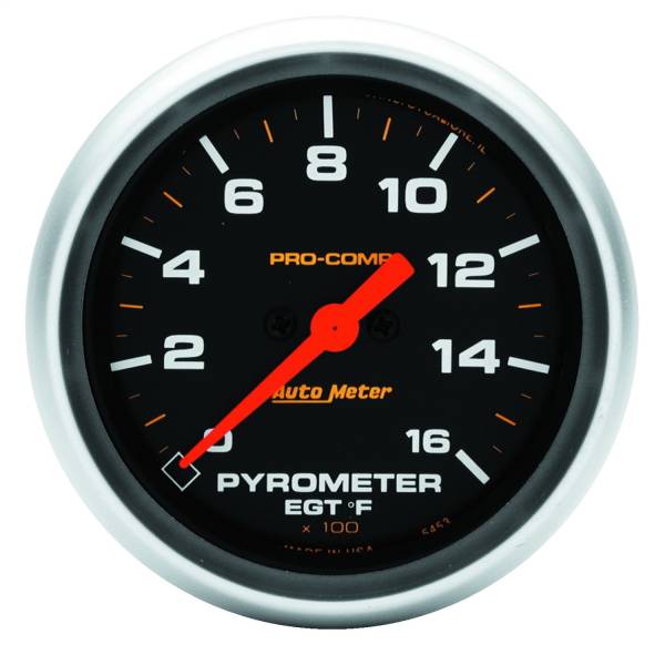 AutoMeter - AutoMeter 2-5/8in. PYROMETER,  0-1600 deg.F - 5444