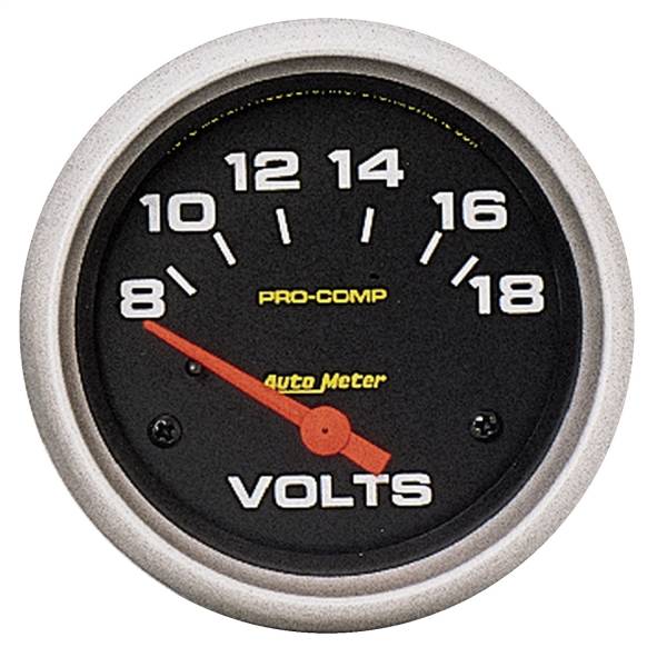 AutoMeter - AutoMeter 2-5/8in. VOLTMETER,  8-18V - 5492