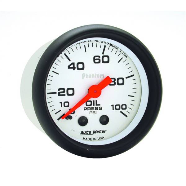 AutoMeter - AutoMeter 2-1/16in. OIL PRESSURE,  0-100 PSI - 5721