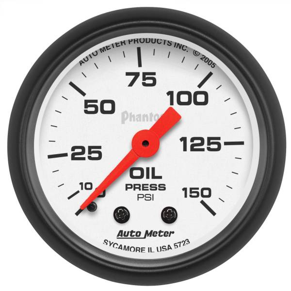 AutoMeter - AutoMeter 2-1/16in. OIL PRESSURE,  0-150 PSI - 5723