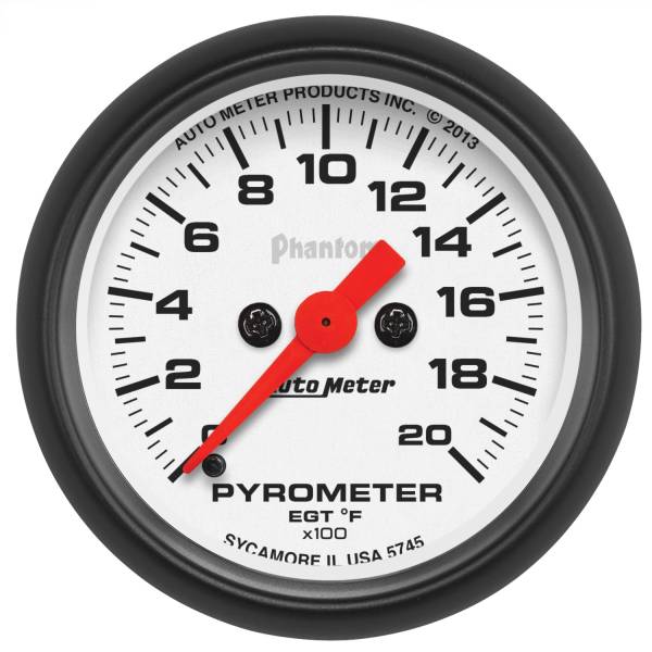 AutoMeter - AutoMeter 2-1/16in. PYROMETER,  0-2000 deg.F - 5745