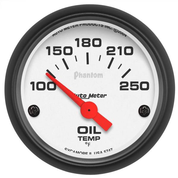 AutoMeter - AutoMeter 2-1/16in. OIL TEMPERATURE,  100-250 deg.F - 5747