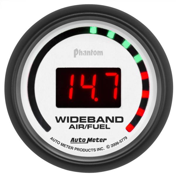 AutoMeter - AutoMeter 2-1/16in. WIDEBAND STREET AIR/FUEL RATIO,  10:1-17:1 AFR - 5779