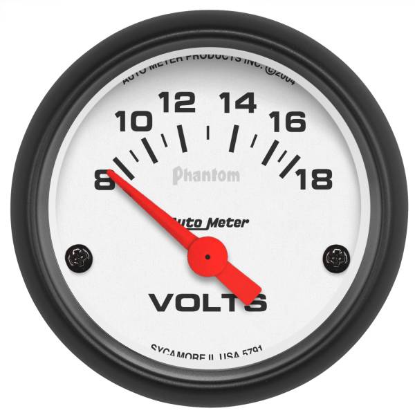 AutoMeter - AutoMeter 2-1/16in. VOLTMETER,  8-18V - 5791