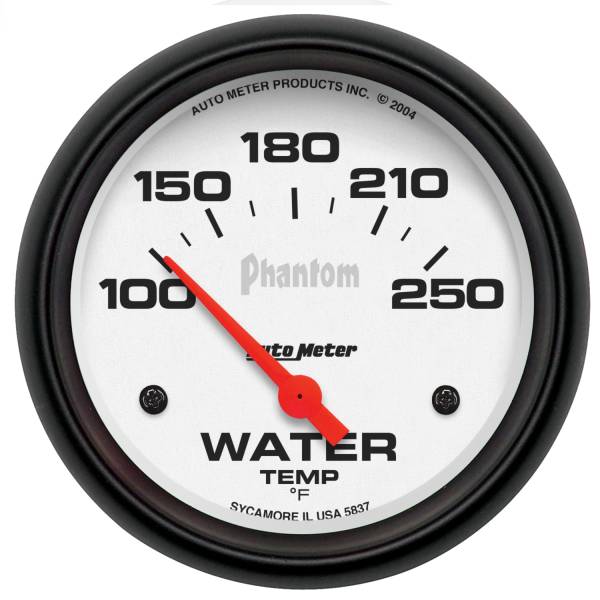 AutoMeter - AutoMeter 2-5/8in. WATER TEMPERATURE,  100-250 deg.F - 5837