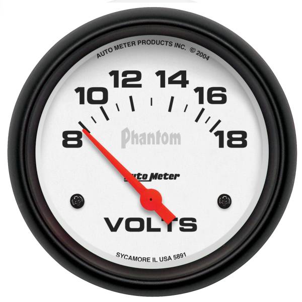 AutoMeter - AutoMeter 2-5/8in. VOLTMETER,  8-18V - 5891