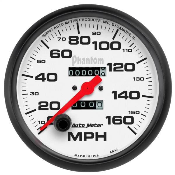 AutoMeter - AutoMeter 5in. SPEEDOMETER,  0-160 MPH - 5895