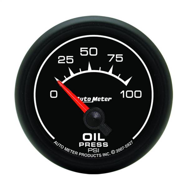 AutoMeter - AutoMeter 2-1/16in. OIL PRESSURE,  0-100 PSI - 5927