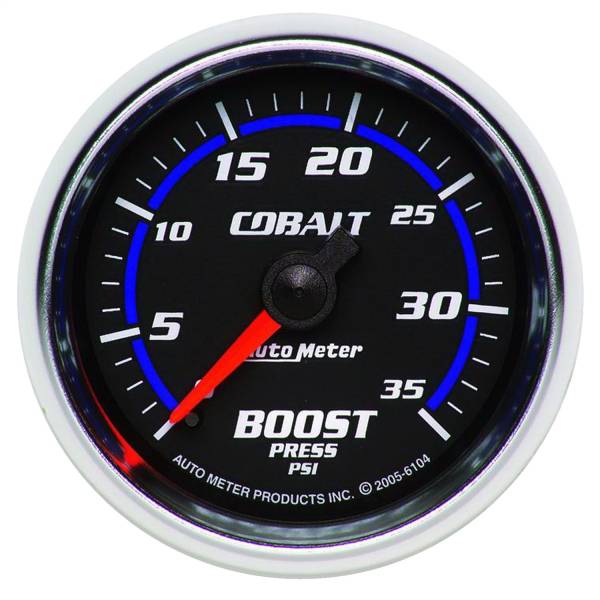 AutoMeter - AutoMeter 2-1/16in. BOOST,  0-35 PSI - 6104