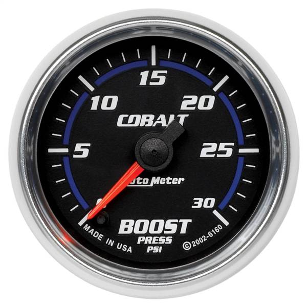 AutoMeter - AutoMeter 2-1/16in. BOOST,  0-30 PSI - 6160