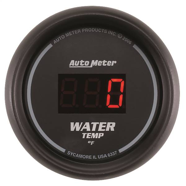 AutoMeter - AutoMeter 2-1/16in. WATER TEMPERATURE,  0-340 deg.F - 6337