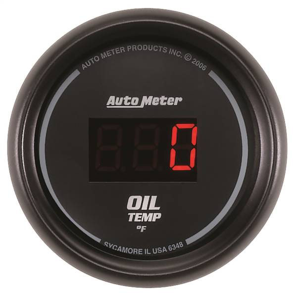 AutoMeter - AutoMeter 2-1/16in. OIL TEMPERATURE,  0-340 deg.F - 6348