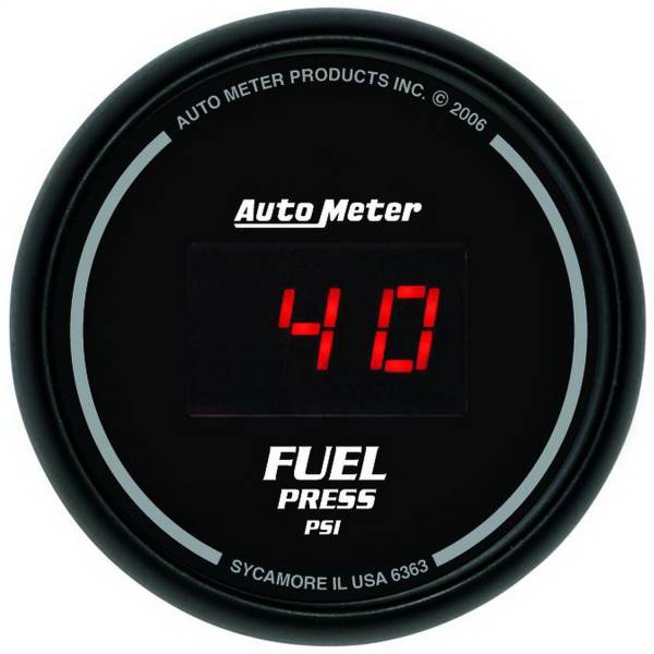 AutoMeter - AutoMeter 2-1/16in. FUEL PRESSURE,  0-100 PSI - 6363