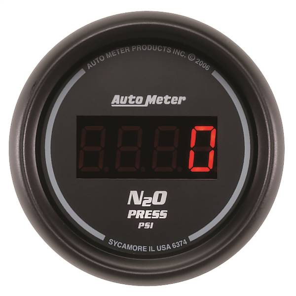 AutoMeter - AutoMeter 2-1/16in. NITROUS PRESSURE,  0-1600 PSI - 6374