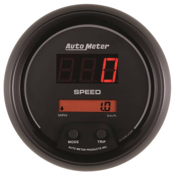 AutoMeter - AutoMeter 3-3/8in. SPEEDOMETER,  260 MPH/260 KM/H - 6388