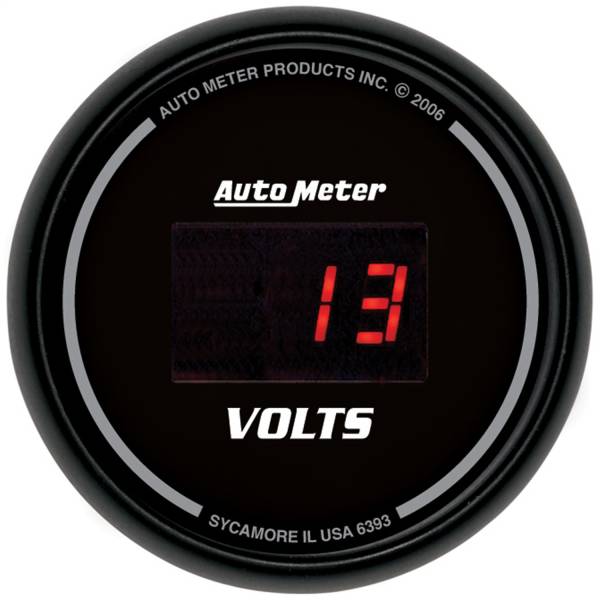 AutoMeter - AutoMeter 2-1/16in. VOLTMETER,  8-18V - 6393