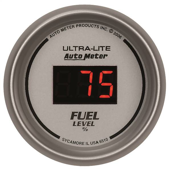 AutoMeter - AutoMeter 2-1/16in. FUEL LEVEL,  PROGRAMMABLE 0-280 O - 6510