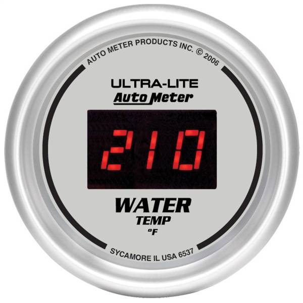 AutoMeter - AutoMeter 2-1/16in. WATER TEMPERATURE,  0-340 deg.F - 6537