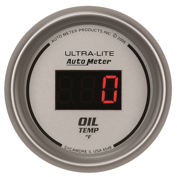 AutoMeter - AutoMeter 2-1/16in. OIL TEMPERATURE,  0-340 deg.F - 6548