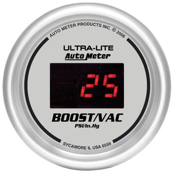 AutoMeter - AutoMeter 2-1/16in. BOOST/VACUUM,  5-100 PSI - 6559