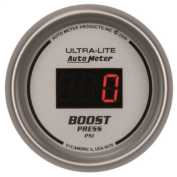 AutoMeter - AutoMeter 2-1/16in. BOOST,  5-60 PSI - 6570