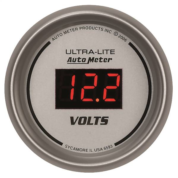 AutoMeter - AutoMeter 2-1/16in. VOLTMETER,  8-18V - 6593