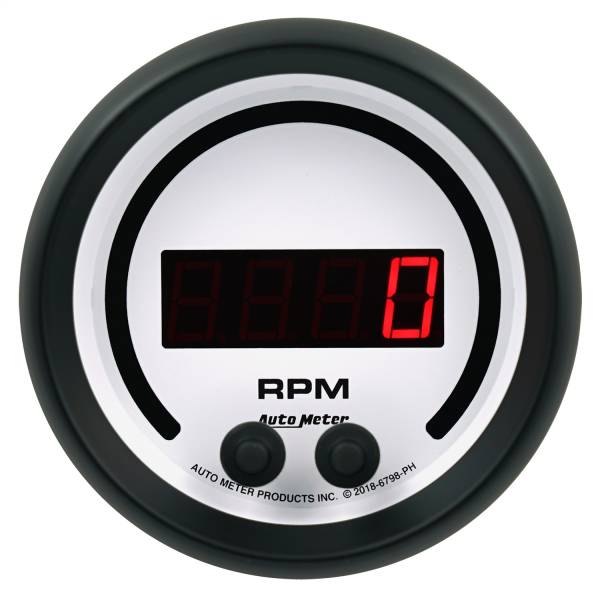 AutoMeter - AutoMeter 3-3/8in. TACHOMETER,  0-16K RPM - 6798-PH