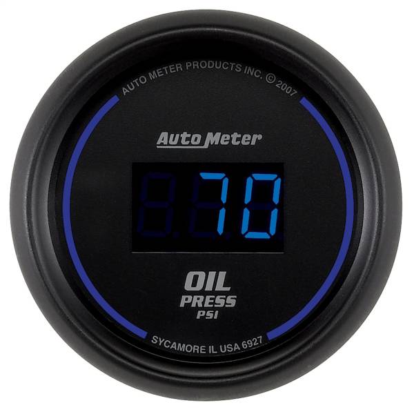 AutoMeter - AutoMeter 2-1/16in. OIL PRESSURE,  0-100 PSI - 6927