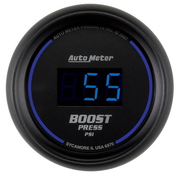 AutoMeter - AutoMeter 2-1/16in. BOOST,  0-60 PSI - 6970