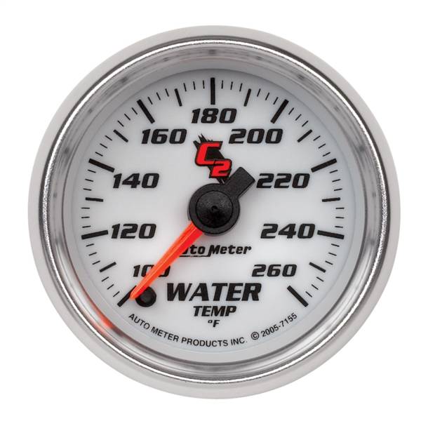 AutoMeter - AutoMeter 2-1/16in. WATER TEMPERATURE,  100-260 deg.F - 7155