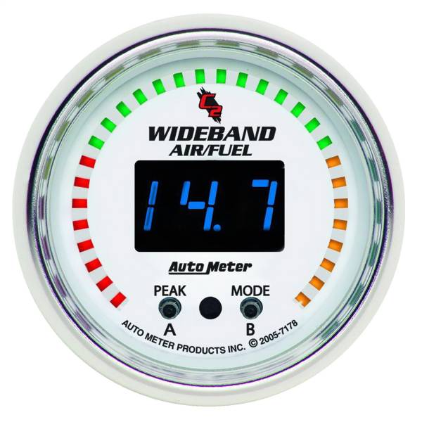 AutoMeter - AutoMeter 2-1/16in. WIDEBAND PRO AIR/FUEL RATIO,  6:1-20:1 AFR - 7178