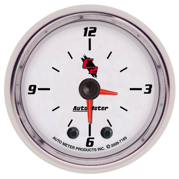 AutoMeter - AutoMeter 2-1/16in. CLOCK,  12 HOUR - 7185