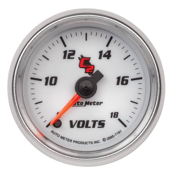 AutoMeter - AutoMeter 2-1/16in. VOLTMETER,  8-18V - 7191