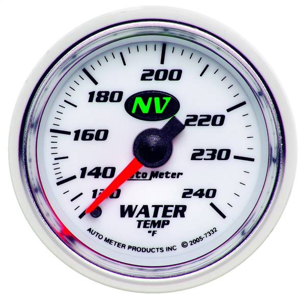 AutoMeter - AutoMeter 2-1/16in. WATER TEMPERATURE,  120-240 deg.F - 7332