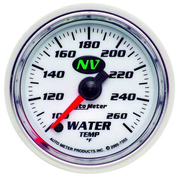 AutoMeter - AutoMeter 2-1/16in. WATER TEMPERATURE,  100-260 deg.F - 7355