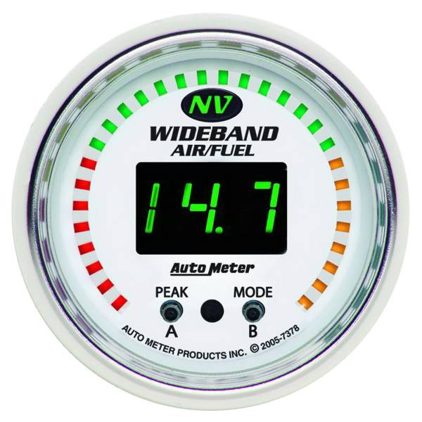 AutoMeter - AutoMeter 2-1/16in. WIDEBAND PRO AIR/FUEL RATIO,  6:1-20:1 AFR - 7378