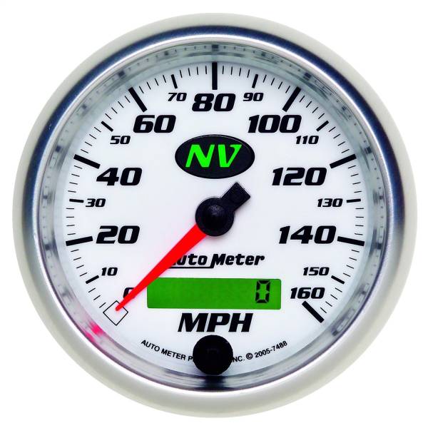 AutoMeter - AutoMeter 3-3/8in. SPEEDOMETER,  0-160 MPH - 7488