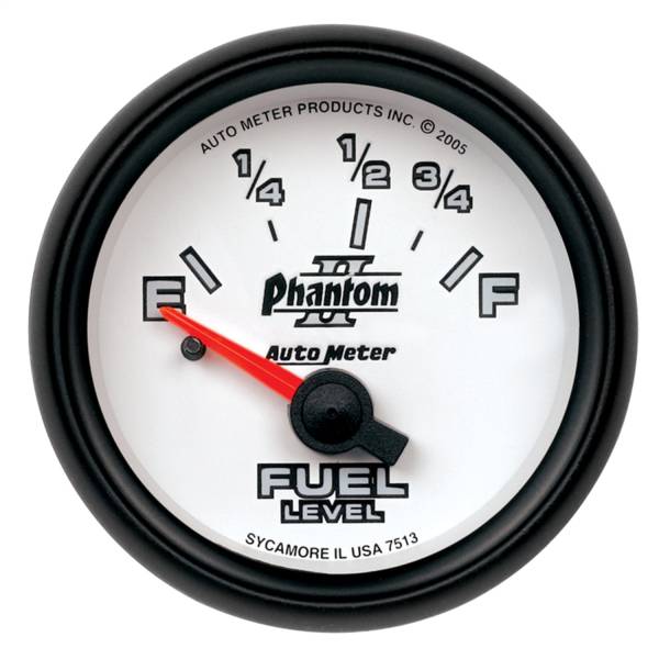 AutoMeter - AutoMeter 2-1/16in. FUEL LEVEL,  73-10 O - 7515