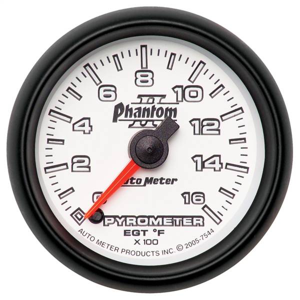 AutoMeter - AutoMeter 2-1/16in. PYROMETER,  0-1600 deg.F - 7544