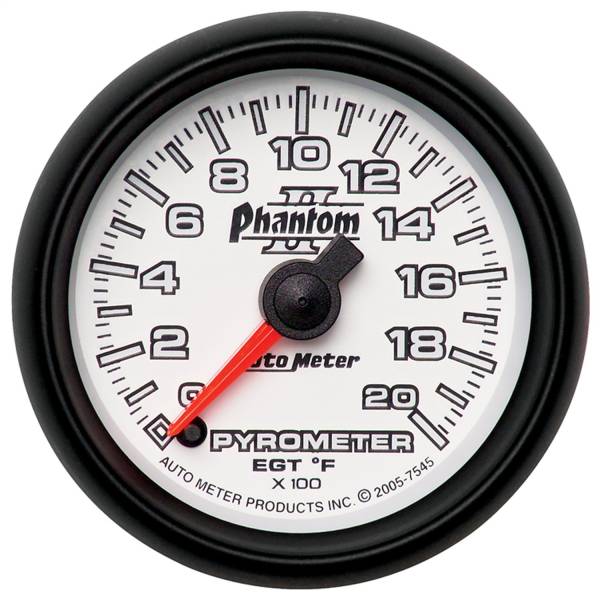 AutoMeter - AutoMeter 2-1/16in. PYROMETER,  0-2000 deg.F - 7545