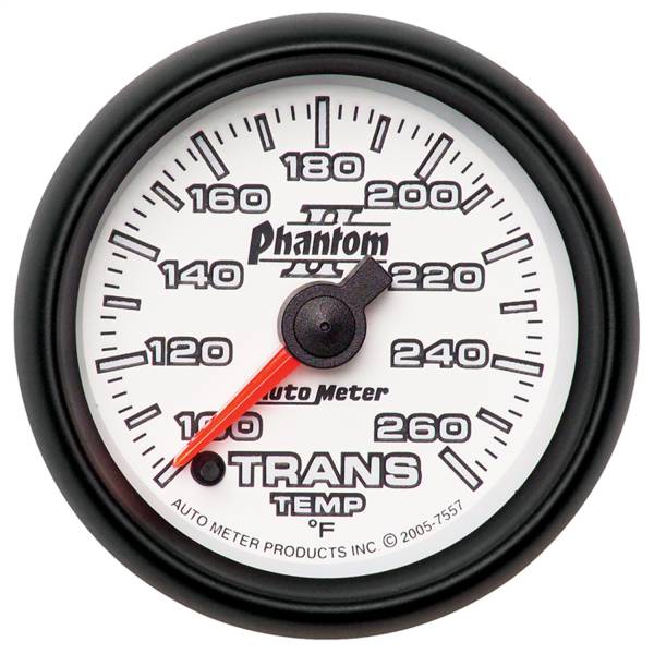 AutoMeter - AutoMeter 2-1/16in. TRANSMISSION TEMPERATURE,  100-260 deg.F - 7557