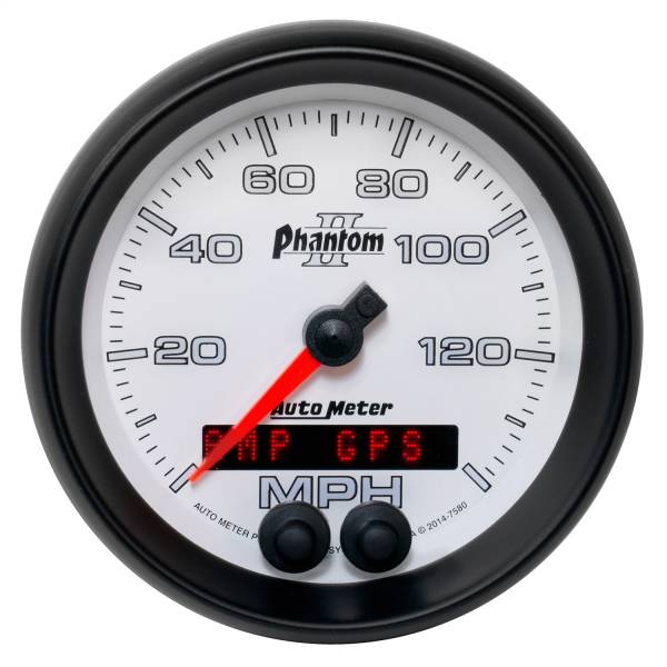 AutoMeter - AutoMeter 3-3/8in. GPS SPEEDOMETER,  0-140 MPH - 7580