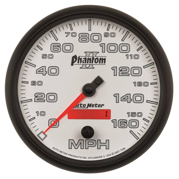 AutoMeter - AutoMeter 5in. SPEEDOMETER,  0-160 MPH - 7589