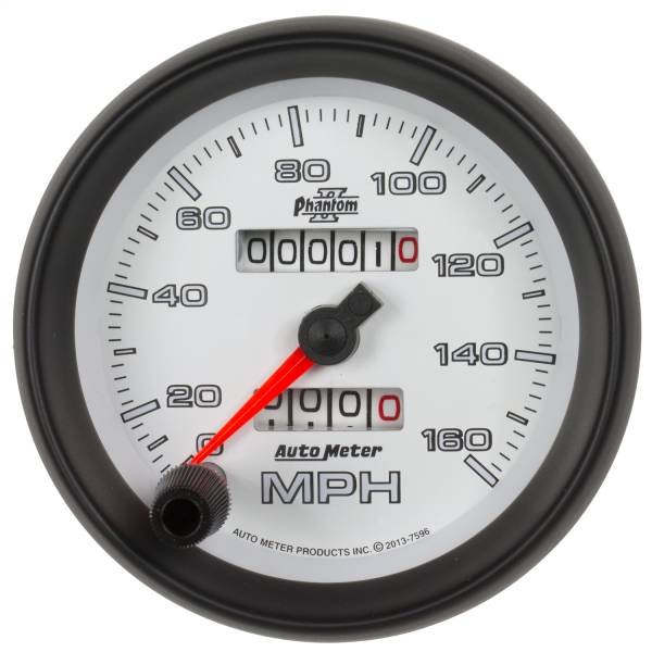 AutoMeter - AutoMeter 3-3/8in. SPEEDOMETER,  0-160 MPH - 7596