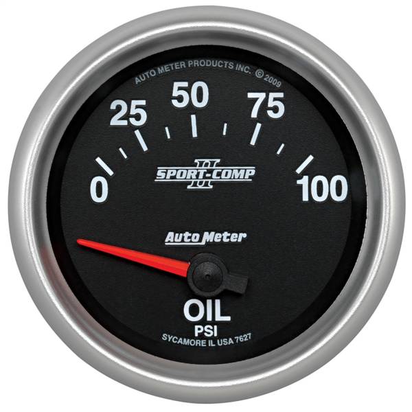 AutoMeter - AutoMeter 2-5/8in. OIL PRESSURE,  0-100 PSI - 7627