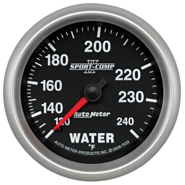 AutoMeter - AutoMeter 2-5/8in. WATER TEMPERATURE,  120-240 deg.F - 7632