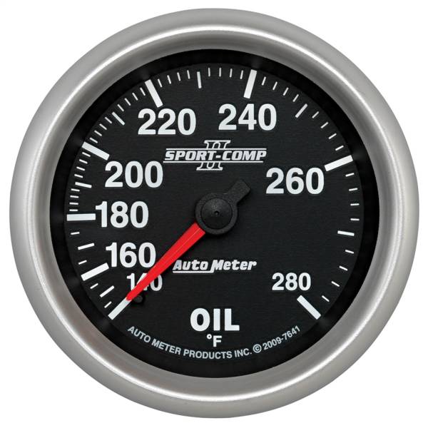 AutoMeter - AutoMeter 2-5/8in. OIL TEMPERATURE,  140-280 deg.F - 7641